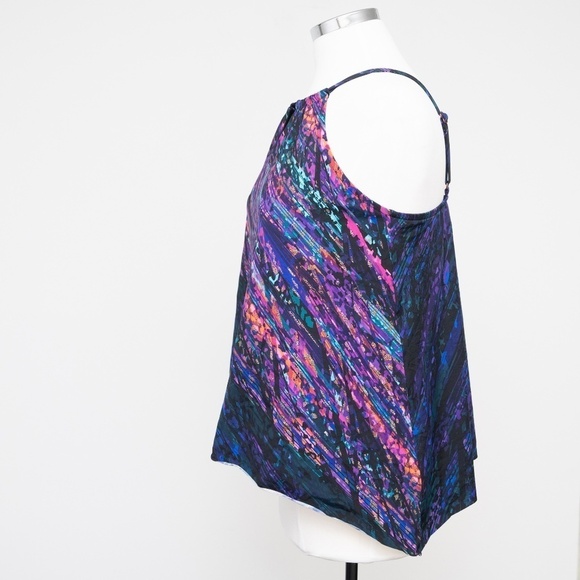 Miraclesuit. Mood Ring Peephole Tankini Top. - Picture 5 of 8